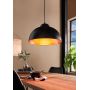 Eglo Truro 49247 lampa wisząca 1x60 W czarna-miedź zdj.5