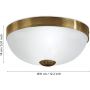 Eglo Imperial 82741 lampa podsufitowa 2x25 W satyna zdj.2