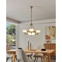 Eglo Savoy 82748 lampa wisząca x40 W satyna zdj.5