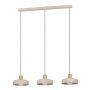 Eglo Valdiola 900431 lampa wisząca 3x40 W beżowa zdj.1