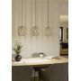 Eglo Romazzina 900497 lampa wisząca 3x60 W piaskowa zdj.4