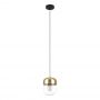 Eglo Maryvilla 900549 lampa wisząca 1x40 W przezroczysta-złota zdj.1