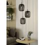 Eglo Romazzina 900686 lampa wisząca 3x40 W czarna zdj.5