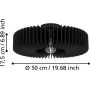 Eglo Palombaia 900831 lampa podsufitowa 1x40 W czarna zdj.2