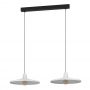 Eglo Miniere 900834 lampa wisząca 2x40 W biała-czarna zdj.1