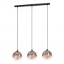 Eglo Ariscani 901924 lampa wisząca 3x40 W brązowa zdj.1