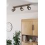 Eglo Camaldoli 901951 lampa podsufitowa 3x10 W brązowa zdj.5