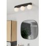 Eglo Castrovido 902092 kinkiet 3x4 W czarny zdj.5