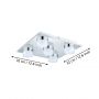 Eglo Romendo 96544 plafon 1x31 W chrom zdj.2