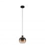 Eglo Oilella 99614 lampa wisząca 1x40 W czarna-brązowa zdj.1