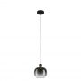 Eglo Oilella 99616 lampa wisząca 1x40 W czarna-szary/popielaty zdj.1