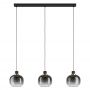 Eglo Oilella 99617 lampa wisząca 3x40 W czarna-szary/popielaty zdj.3