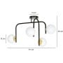 Emibig Ragnar 10324B lampa podsufitowa zdj.2