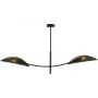 Emibig Lotus 11062 lampa podsufitowa 2x40 W czarny zdj.1