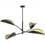 Emibig Lotus 11064 lampa podsufitowa 4x40 W czarny zdj.4