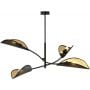 Emibig Lotus 11064 lampa podsufitowa 4x40 W czarny zdj.1