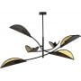 Emibig Lotus 11066 lampa podsufitowa 6x40 W czarny zdj.5