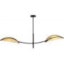 Emibig Lotus 11082 lampa podsufitowa 2x40 W czarny zdj.1