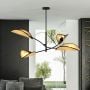 Emibig Lotus 11084 lampa podsufitowa 4x40 W czarny zdj.4