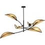 Emibig Lotus 11086 lampa podsufitowa 6x40 W czarny zdj.1