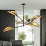 Emibig Lotus 11086 lampa podsufitowa 6x40 W czarny zdj.4