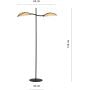 Emibig Lotus 1108LP2 lampa stojąca zdj.2