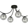 Emibig Boston 11104 lampa podsufitowa 4x40 W czarny zdj.1