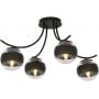 Emibig Boston Stripe 11114 lampa podsufitowa 4x40 W czarny zdj.5