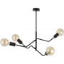 Emibig Frix 11264 lampa podsufitowa 4x60 W czarny zdj.7