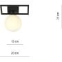 Emibig Imago 11301E lampa podsufitowa zdj.2