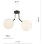 Emibig Nova 11382 lampa podsufitowa zdj.2