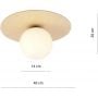 Emibig Kenzo 11421B lampa podsufitowa zdj.2