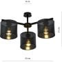 Emibig Jordan 11433 lampa podsufitowa zdj.2