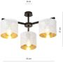 Emibig Jordan 11453 lampa podsufitowa zdj.2