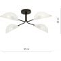 Emibig Gomez 11734 lampa podsufitowa zdj.2