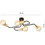 Emibig Veken 4 Gold 11754 lampa podsufitowa zdj.2