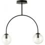 Emibig Archi 12862 lampa podsufitowa 2x10 W czarna zdj.1