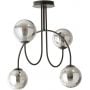 Emibig Archi 12874A lampa podsufitowa 4x10 W czarna zdj.1