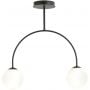 Emibig Archi 12882 lampa podsufitowa 2x10 W czarna zdj.1