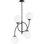 Emibig Archi 12884B lampa podsufitowa 4x10 W czarna zdj.1