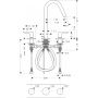 Axor Citterio M 34133340 bateria umywalkowa stojąca zdj.2