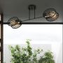 Emibig Talia 11812 lampa podsufitowa 2x15 W czarna-złota zdj.7