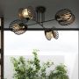 Emibig Talia 11814 lampa podsufitowa 4x15 W czarna-złota zdj.7