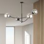 Emibig Hunter 11004 lampa podsufitowa 4x10 W czarna-grafitowa zdj.5
