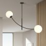 Emibig Hunter 11022 lampa podsufitowa 2x10 W czarna-opal zdj.5