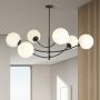 Emibig Hunter 11026 lampa podsufitowa 6x10 W czarna-opal zdj.6
