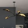 Emibig Lotus 11064 lampa podsufitowa 4x10 W czarna-złota zdj.5