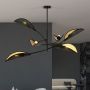 Emibig Lotus 11066 lampa podsufitowa 6x10 W czarna-złota zdj.6