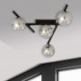 Emibig Smart 11044 lampa podsufitowa 4x10 W czarna-grafitowa zdj.6