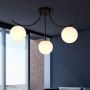 Emibig Boston 11093 lampa podsufitowa 3x10 W czarna-opal zdj.6